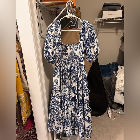 Abercrombie Emerson Puff sleeve midi dress - Picture 5 of 7